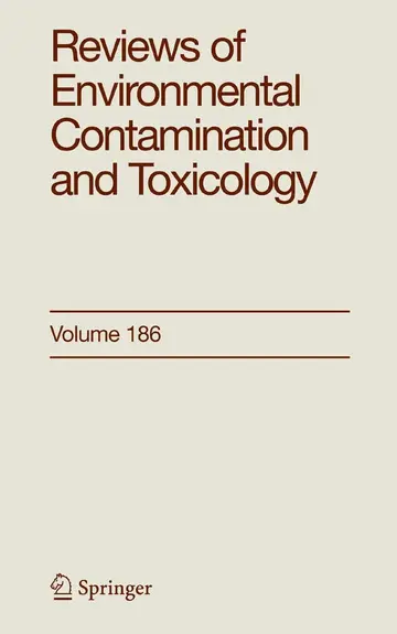 Cover of Reviews of Environmental Contamination and Toxicology 186
