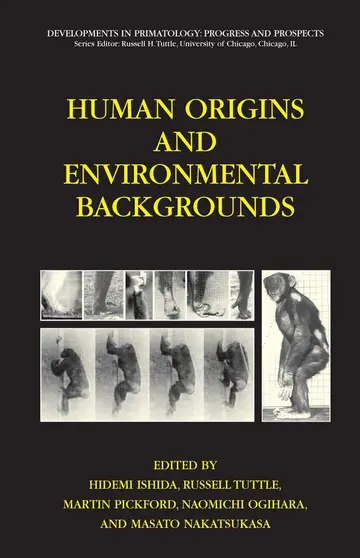 Cover of Human Origins and Environmental Backgrounds