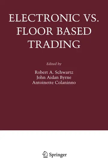Cover of Electronic vs. Floor Based Trading