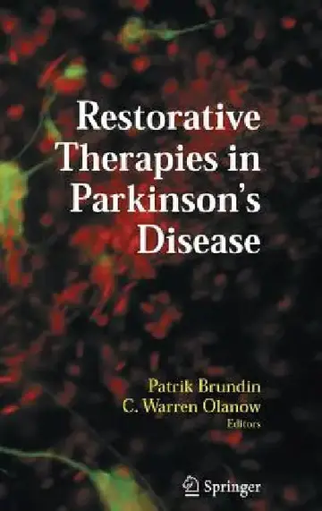 Cover of Restorative Therapies in Parkinson's Disease