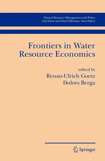 Cover of Frontiers in Water Resource Economics