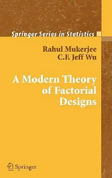 Cover of A Modern Theory of Factorial Design