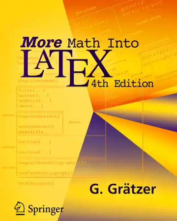Cover of More Math into Latex