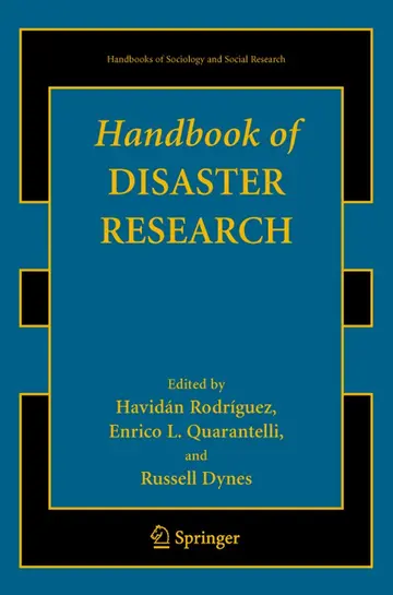 Cover of Handbook of Disaster Research