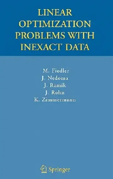 Cover of Linear Optimization Problems with Inexact Data