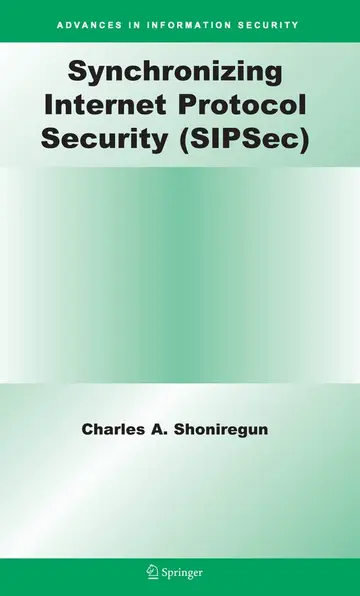 Cover of Synchronizing Internet Protocol Security (Sipsec)