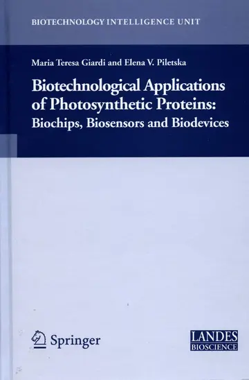 Cover of Biotechnological Applications of Photosynthetic Proteins