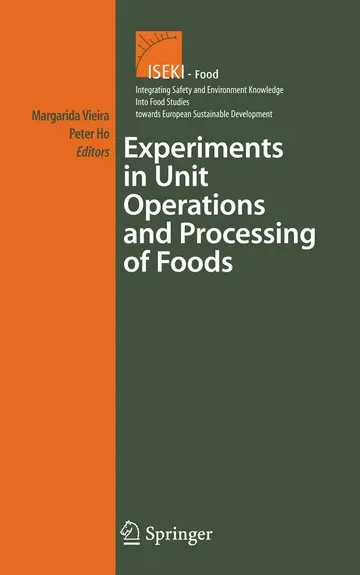 Cover of Experiments in Unit Operations and Processing of Foods