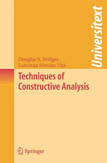 Cover of Techniques of Constructive Analysis