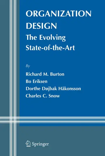 Cover of Organization Design