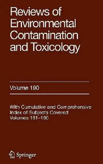 Cover of Reviews of Environmental Contamination and Toxicology 190