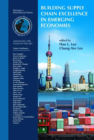Cover of Building Supply Chain Excellence in Emerging Economies