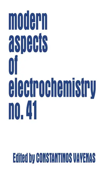 Cover of Modern Aspects of Electrochemistry 41