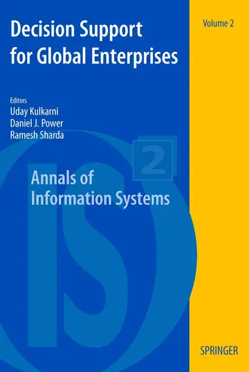 Cover of Decision Support for Global Enterprises