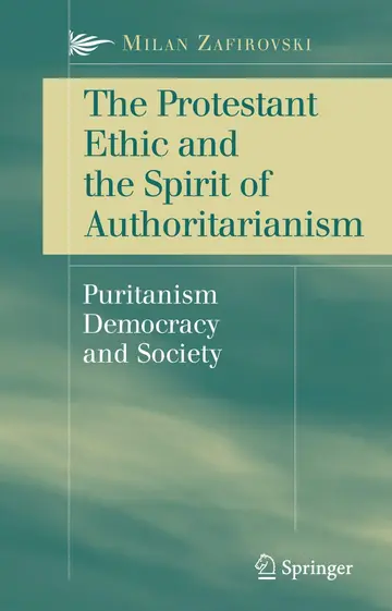 Cover of Protestant Ethic and Spirit of Authoritarianism