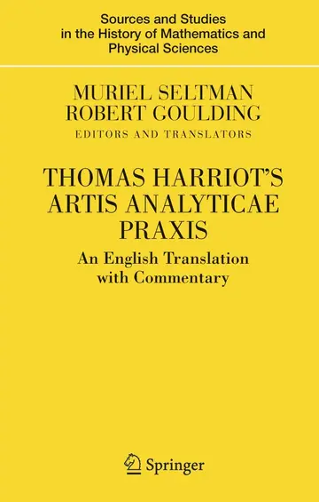 Cover of Thomas Harriots Artis Analyticae Praxis