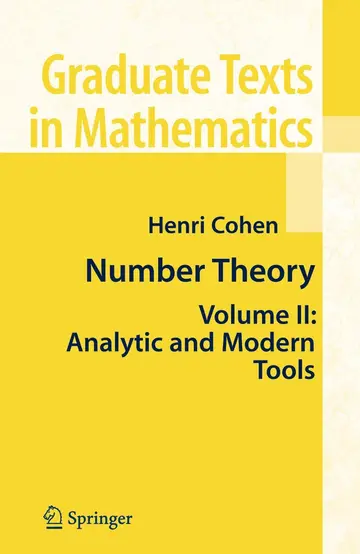 Cover of Number Theory, Volume 2