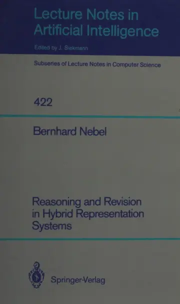 Cover of Reasoning and Revision in Hybrid Representation Systems