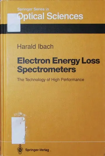 Cover of Electron Energy Loss Spectrometers