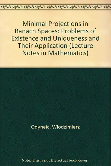 Cover of Minimal Projections in Banach Spaces