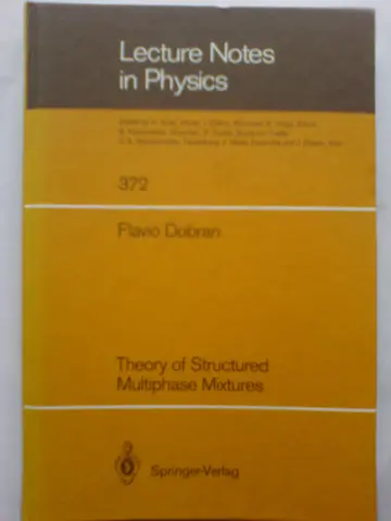 Cover of Theory of Structured Multiphase Mixtures