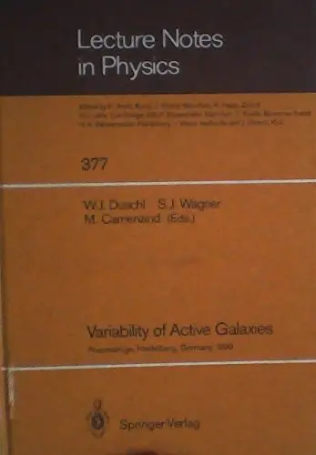 Cover of Variability of Active Galaxies