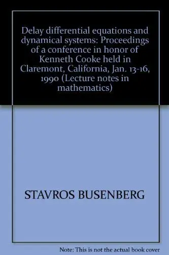 Cover of Delay differential equations and dynamical systems