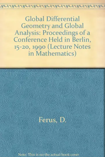 Cover of Global Differential Geometry and Global Analysis