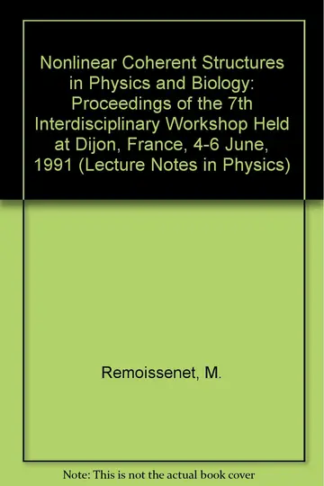 Cover of Nonlinear Coherent Structures in Physics and Biology