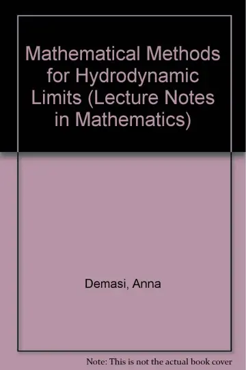 Cover of Mathematical Methods for Hydrodynamic Limits