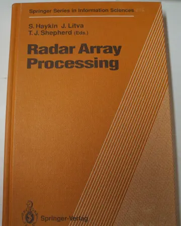Cover of Radar Array Processing