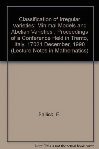 Cover of Classification of Irregular Varieties