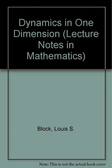 Cover of Dynamics in One Dimension