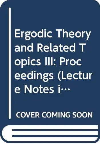 Cover of Ergodic Theory and Related Topics III