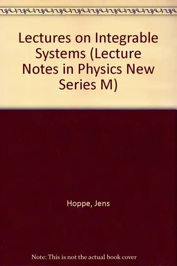 Cover of Lectures on Integrable Systems