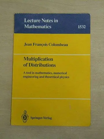 Cover of Multiplication of Distributions