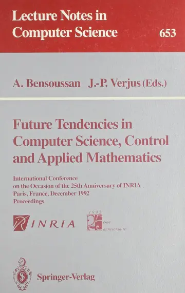 Cover of Future Tendencies in Computer Science, Control and Applied Mathematics