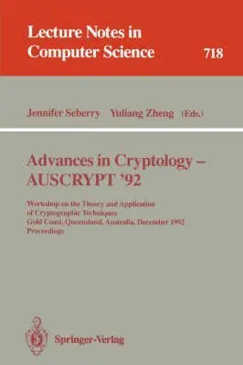 Cover of Advances in Cryptology-Auscrypt '92