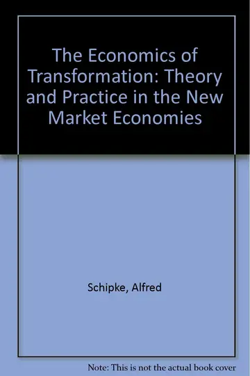 Cover of The Economics of Transformation