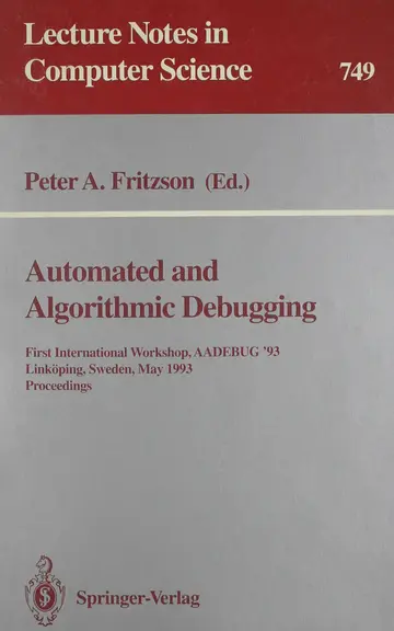 Cover of Automated and Algorithmic Debugging
