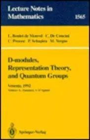 Cover of D-Modules, Representation Theory, and Quantum Groups