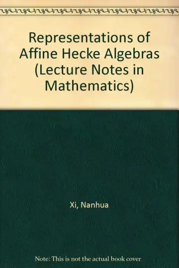 Cover of Representations of Affine Hecke Algebras