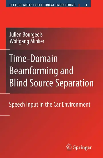 Cover of Time-Domain Beamforming and Blind Source Separation