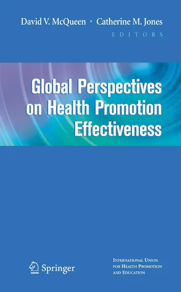 Cover of Global Perspectives on Health Promotion Effectiveness