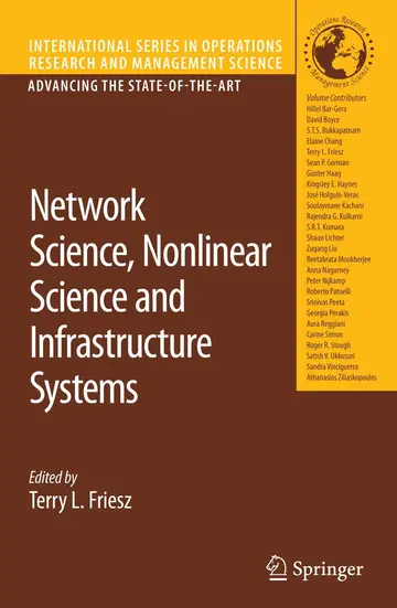 Cover of Network Science, Nonlinear Science and Infrastructure Systems