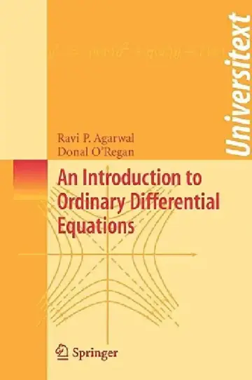 Cover of An Introduction to Ordinary Differential Equations