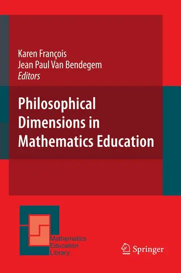 Cover of Philosophical Dimensions in Mathematics Education