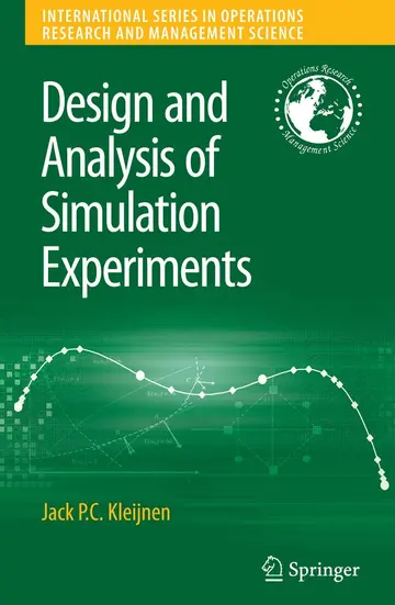 Cover of Design and Analysis of Simulation Experiments