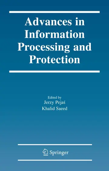 Cover of Advances in Information Processing and Protection