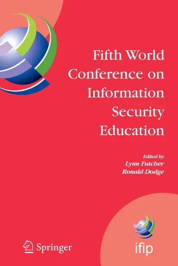 Cover of Fifth World Conference on Information Security Education (ifip Advances in Information and Communication Technology)